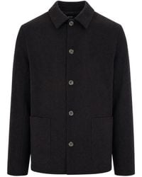 A.P.C. - A. P.C. Single-Breasted Wool-Blend Jacket - Lyst