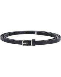 Givenchy - Slim Leather Belt - Lyst