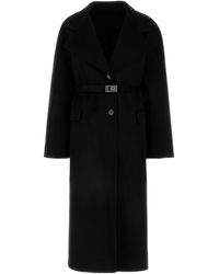 Ferragamo - Single Breasted Coat - Lyst
