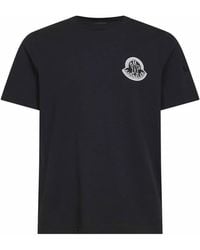 Moncler - Crew Neck Short Sleeve T-Shirt - Lyst