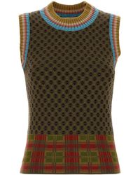 Dries Van Noten - Embroidered Wool-Blend Vest For - Lyst