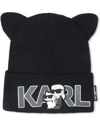 KARL LAGERFELD - Hat With Logo - Lyst