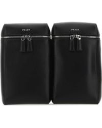 Prada - Leather Backpack - Lyst