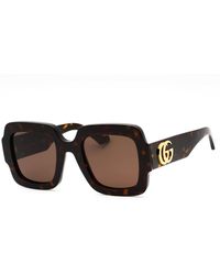 Gucci - Sleek Rectangular Mini Sunglasses - Lyst