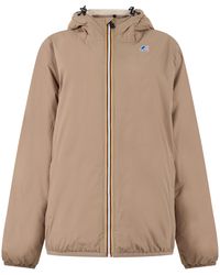 K-Way - Waterproof Windproof Sherpa-Lined Hooded Zip Jacket - Lyst