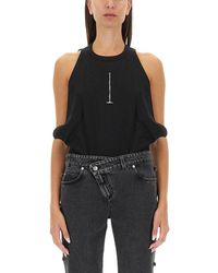 McQueen - Top With Round Neckline - Lyst