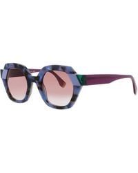 Face A Face - Geometric Acetate Sunglasses 51-23-146 - Lyst