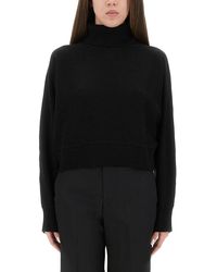 MICHAEL Michael Kors - Cropped Fine Wool T-Shirt For - Lyst
