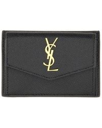 Saint Laurent - Uptown Card Holder - Lyst