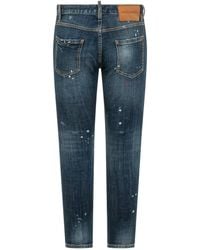 DSquared² - Used Effect Mini Jeans - Lyst