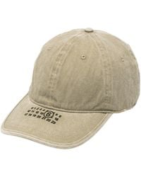 MM6 by Maison Margiela - Cotton Baseball Cap With Logo Detail - Lyst