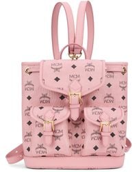 MCM - Mini Monogram Synthetic Leather Backpack - Lyst