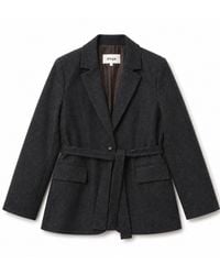 Diega - Texture-Blend Jacket With Soft Structure - Lyst