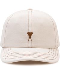 Ami Paris - Embroidered Cap - Lyst