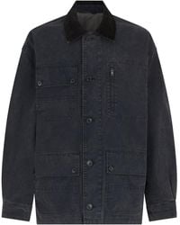 Isabel Marant - Relaxed-Fit Work Jacket With Velvet Collar - Lyst