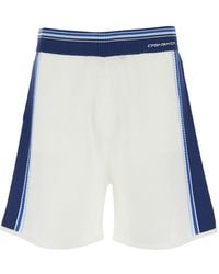 CASABLANCA - Shorts Mesh Stripe With Details - Lyst