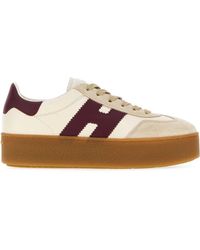 Hogan - Two-Tone Leather And Suede Sneaker For - Lyst