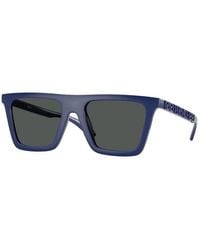 Versace - Sunglasses Square Full Rim, Frame And Dark Lens Ve4468U314/87 - Lyst