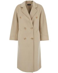 Le Plain - Double-Breasted Wool Jacket With Classic Lapels And Relaxed Fit - Lyst