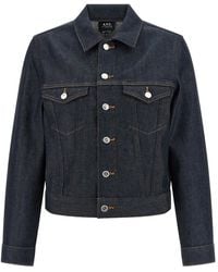 A.P.C. - Denim Jackets - Lyst