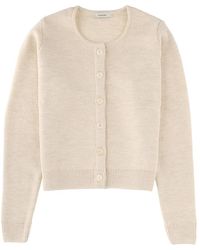 Lemaire - Button-Front Knit Cardigan - Lyst