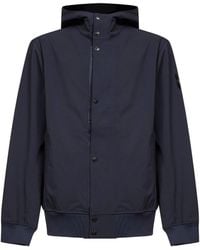 Stone Island - Jacket With Hood And Water- And Wind-Resistant Membrane - Lyst
