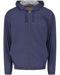 Herno - Lightweight Hooded Zip-Up Jacket - Lyst