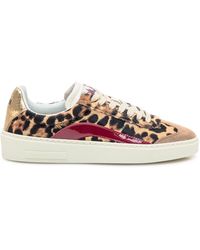 DSquared² - Stylish Leather Sneakers - Lyst