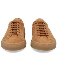 Common Projects - Suede Low-Top Sneakers - Lyst