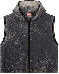 DIESEL - Relaxed Fit Hooded Sweater With Lycra Trim - Lyst
