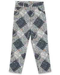 Etro - Fabric Pants - Lyst