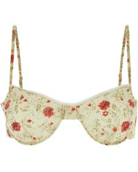 Prada - Printed Nylonette Crop-Top - Lyst