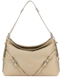Givenchy - Sand Leather Medium Voyou Shoulder Bag - Lyst
