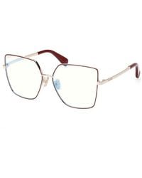 Max Mara - Mini Sunglasses With-Light Block Lenses - Lyst