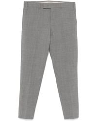 PT Torino - Rebel Fit Wool Trousers With Hidden Closure - Lyst