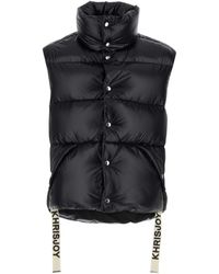 Khrisjoy - Nylon Sleeveless Puff Shiny Down Jacket - Lyst