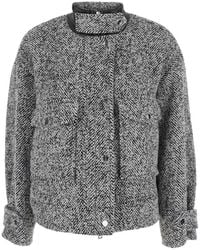 ..,merci - Tech Fabric High-Collar Zip Front Jacket For - Lyst