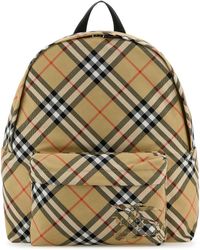 Burberry - Nova Check Backpack - Lyst