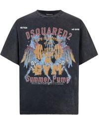 DSquared² - Rock Wash Iron T-Shirt - Lyst