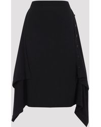 Lemaire - Buttoned Skirt - Lyst