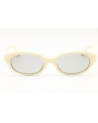 Burberry - Stylish Oval Acetate Sunglasses - Lyst