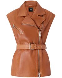 Pinko - Solid Notched Lapel Jacket - Lyst
