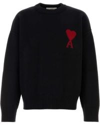 Ami Paris - Ami Wool Sweater - Lyst