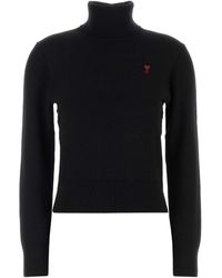 Ami Paris - Ami Wool Sweater - Lyst