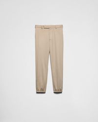 Prada - Wool Trousers - Lyst