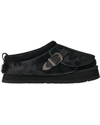 UGG - Ponyskin Mini Strap Sandals With Sheepskin Lining - Lyst
