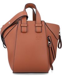 Loewe - Compact Leather Hammock Bag - Lyst
