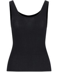 6397 - Ribbed Scoop Neck Tank Top - Lyst