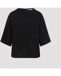 Studio Nicholson - Bascom Short-Sleeve Back-Button Top - Lyst