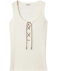 Burberry - Sleeveless Tops - Lyst
